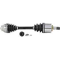 Front, Driver Side Axle Assembly,  Standard Duty Replacement, New, AWD, 1.5L 3Cyl Automatic, Transaxle