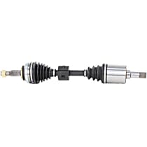 Front, Driver or Passenger Side Axle Assembly, FWD, Fits Models with Intermediate Shaft, Standard Duty Replacement, New - Front, Driver or Passenger Side