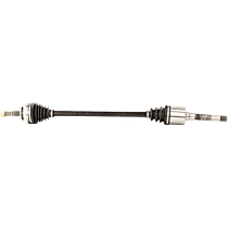 Front, Passenger Side Axle Assembly, FWD, Fits Models without Intermediate Shaft, Standard Duty Replacement, New