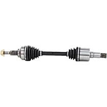 Front, Driver Side Axle Assembly,  Standard Duty Replacement, 3.6L 6Cyl, New, FWD