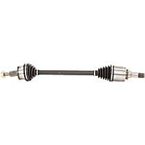 Rear, Driver or Passenger Side Axle Assembly, AWD, Standard Duty Replacement, New