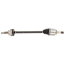 Rear, Driver or Passenger Side Axle Assembly, 195mm Ring Gear (7.6 in.), Standard Duty Replacement, New, 5.7L 8Cyl