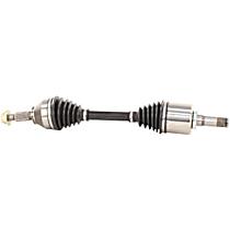 Front, Driver Side Axle Assembly, Standard Duty Replacement, New, 3.7L 6Cyl