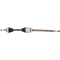 Front, Passenger Side Axle Assembly,  Standard Duty Replacement, 3.7L 6Cyl, New, FWD