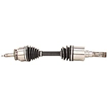 Front, Driver Side Axle Assembly, Standard Duty Replacement, Not for use with lifted suspensions., 18313, New
