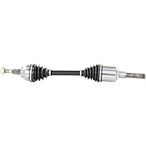 Front, Driver Side Axle Assembly,  Updated Design, Standard Duty Replacement, 2.0L 4Cyl, New, FWD