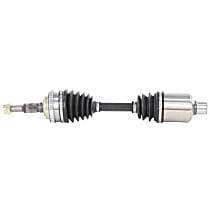 Front, Driver Side Axle Assembly, Automatic Transaxle, Standard Duty Replacement, New - Front, Driver Side