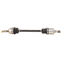Front, Driver Side Axle Assembly, Automatic Transaxle, Standard Duty Replacement, New, OE Replacement Series