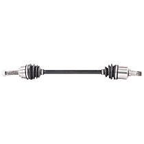 Front, Driver Side Axle Assembly, Manual Transaxle, Standard Duty Replacement, New, OE Replacement Series
