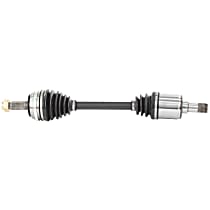 Front, Passenger Side Axle Assembly, Standard Duty Replacement, 3.5L 6Cyl, New, OE Replacement Series