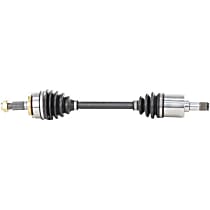 Front, Driver Side Axle Assembly, Automatic CVT Transaxle, Standard Duty Replacement, New
