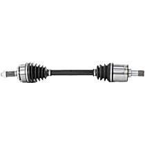 Front, Driver Side Axle Assembly, Automatic Transaxle, Updated Design, Standard Duty Replacement, New