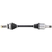 Front, Driver Side Axle Assembly, Standard Duty Replacement, New, 3.8L 6Cyl