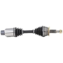 Front, Driver or Passenger Side Axle Assembly, 4WD, From 09/12/00, Retaining ring groove located 1/2 in. from end of Female Inboard Housing, Standard Duty Replacement, New, OE Replacement Series