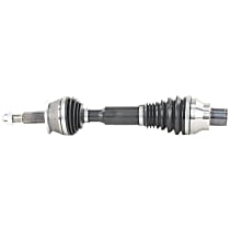 Front, Driver or Passenger Side Axle Assembly, 4WD, From 09/12/00, Retaining ring groove located 1/2 in. from end of Female Inboard Housing, Extended Travel - High Articulation, New