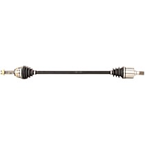 Front, Driver Side Axle Assembly,  Standard Duty Replacement, New, 1.6L 4Cyl Manual, Transaxle
