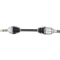 Front, Driver Side Axle Assembly,  Standard Duty Replacement, New, 2.4L 4Cyl Manual, Transaxle