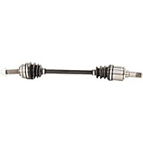 Front, Driver Side Axle Assembly,  Standard Duty Replacement, New, 1.2L 3Cyl Manual, Transaxle