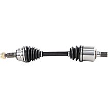 Front, Driver Side Axle Assembly, Standard Duty Replacement, New, 3.7L 6Cyl