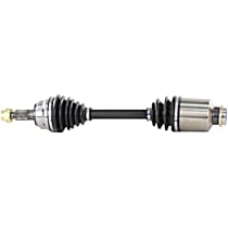Front, Passenger Side Axle Assembly, Standard Duty Replacement, New, 3.7L 6Cyl