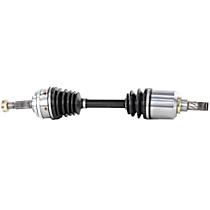 Front, Driver Side Axle Assembly, Automatic, Standard Duty Replacement, 3.0L 6Cyl, New, Transaxle
