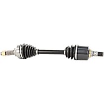 Front, Driver Side Axle Assembly, Updated Design, Standard Duty Replacement, New, 3.5L 6Cyl