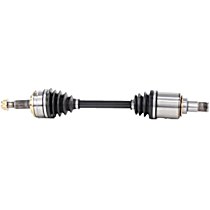 Front, Driver Side Axle Assembly,  Standard Duty Replacement, New, 2.5L 4Cyl Manual, Transaxle