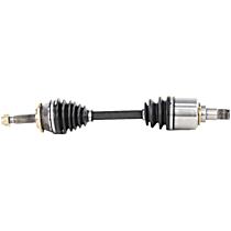 Front, Driver Side Axle Assembly,  Standard Duty Replacement, New, 2.5L 4Cyl Automatic, Transaxle