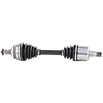 Front, Driver Side Axle Assembly, AWD, Standard Duty Replacement, New, OE Replacement Series