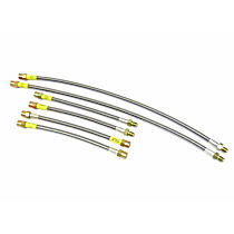 PLB 533106-DC Brake Hose Set Steel Braided with Clear Protective Jacket - Replaces OE Number 88 5522 954