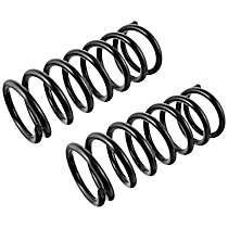 Rear, Driver and Passenger Side, Coil Springs, Four Wheel Drive, Set of 2