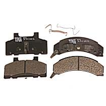 Front Semi-Metallic Brake Pad Set, Premium Braking Series