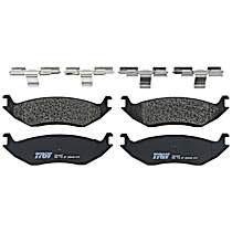 Rear Semi-Metallic Brake Pad Set, Premium Braking Series