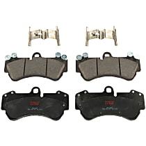 TXH1007 Front 2-Wheel Set Semi-Metallic Brake Pads, Premium Braking Series