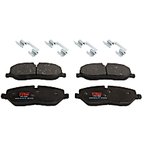 TXH1098 Front 2-Wheel Set Semi-Metallic Brake Pads, Premium Braking Series