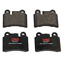 TXH1277 Rear 2-Wheel Set Semi-Metallic Brake Pads, Premium Braking Series
