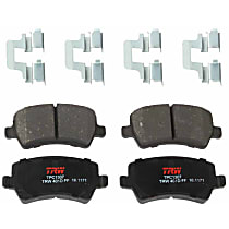 TXH1307 Rear 2-Wheel Set Semi-Metallic Brake Pads, Premium Braking Series