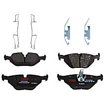 Rear Semi-Metallic Brake Pad Set, Premium Braking Series