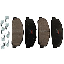 Front Semi-Metallic Brake Pad Set, Premium Braking Series