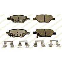 CX1033 Rear 2-Wheel Set Ceramic Brake Pads, Total Solution Ceramics Series