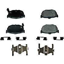FX464 Rear 2-Wheel Set Semi-Metallic Brake Pads, ProSolution Series