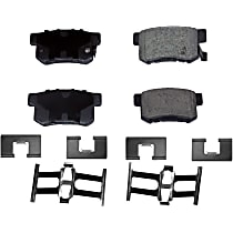GX536 Rear 2-Wheel Set Ceramic Brake Pads, ProSolution Series