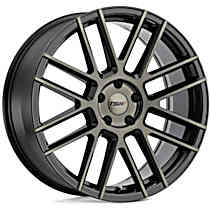 2005MSP255120M76 Aluminum Black Wheel, 20 in. X 10.5 in., 5 x 4.5 in. Bolt Pattern