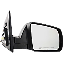 Passenger Side Mirror for Toyota Tundra Foldaway Textured Black w//o Blind spot Detection System Manual