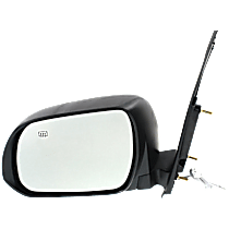 Driver Side Mirror, Power Adjust, Heated, Paintable, Manual Folding, No Signal Light, No Blind Spot Feature, No Memory, No Puddle Light, No Auto-Dimming
