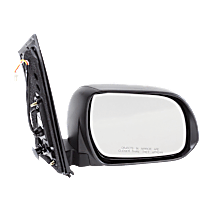 Passenger Side Mirror, Power Adjust, Non-Heated, Textured Black, Manual Folding, No Signal Light, No Blind Spot Feature, No Memory, No Puddle Light, No Auto-Dimming