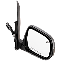 Passenger Side Mirror, Power Adjust, Heated, Manual Folding, Paintable, No Signal Light, No Memory, No Puddle Light, No Auto-Dimming, No Blind Spot Feature