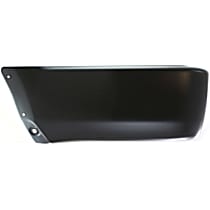 Rear, Driver Side Bumper End, For Models With Fender Flares, Primed, Steel