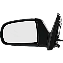 Driver Side Mirror, Power Adjust, Non-Heated, Manual Folding, Paintable, No Signal Light, No Memory, No Puddle Light, No Auto-Dimming, No Blind Spot Feature
