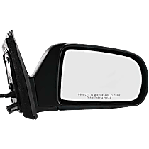 Passenger Side Mirror, Power Adjust, Non-Heated, Manual Folding, Paintable, No Signal Light, No Memory, No Puddle Light, No Auto-Dimming, No Blind Spot Feature